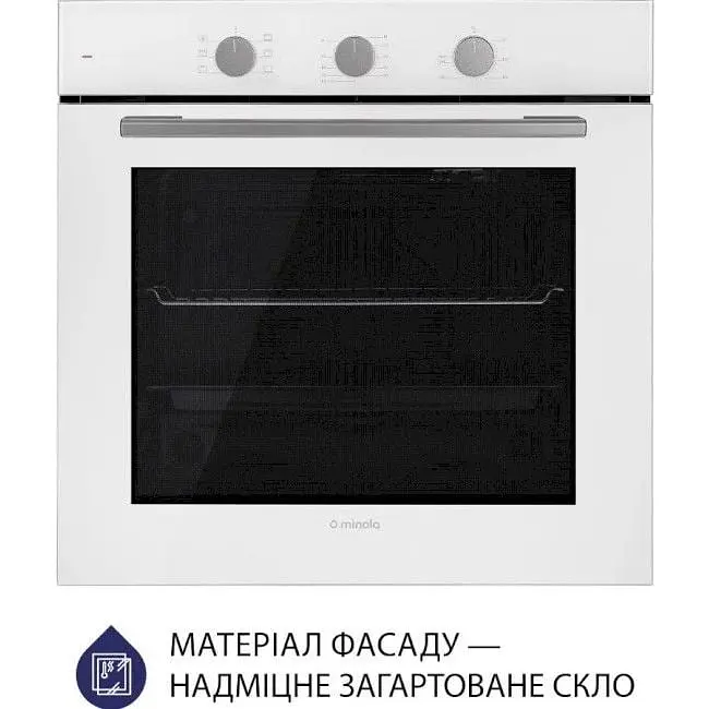 Духова шафа Minola EO 665 WH біла - фото 3