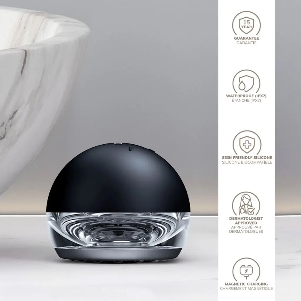 Масажер для обличчя GESKE Anti-aging Skin Tightener 6в1 Black (HB0418) [176857] - фото 8