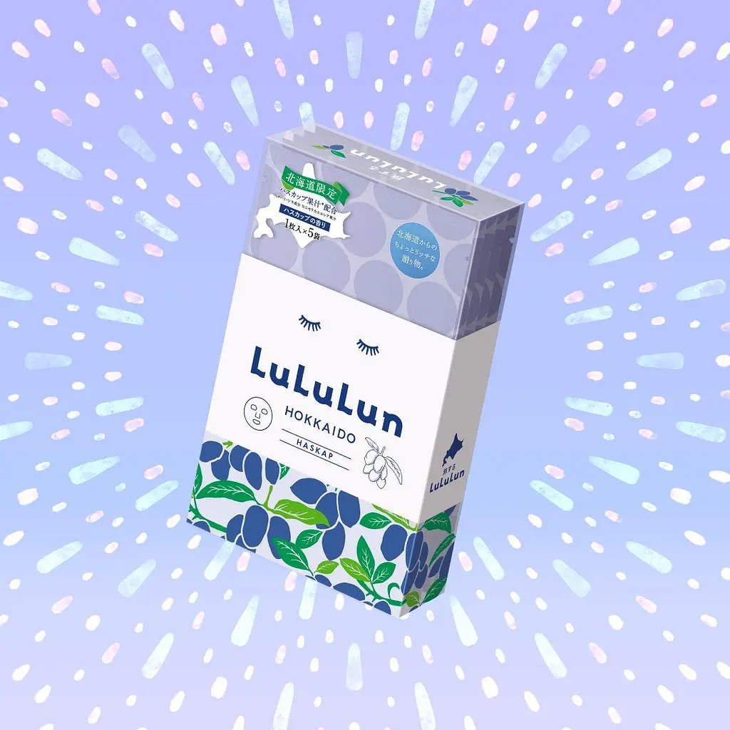 LULULUN Premium Face Mask Hokkaido Haskap антиоксидантна маска з екстрактом жимолості, 1 шт х 5 уп - фото 3