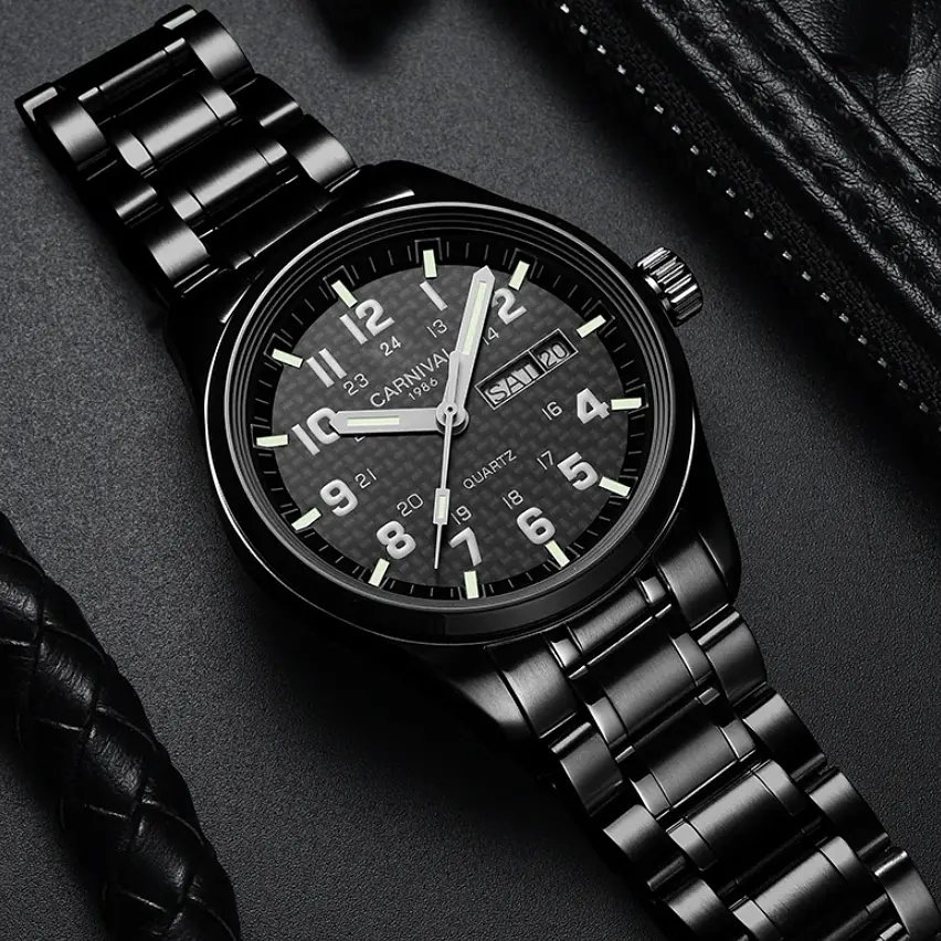 Наручний годинник чоловічий Carnival Black Jack (2259) - фото 7