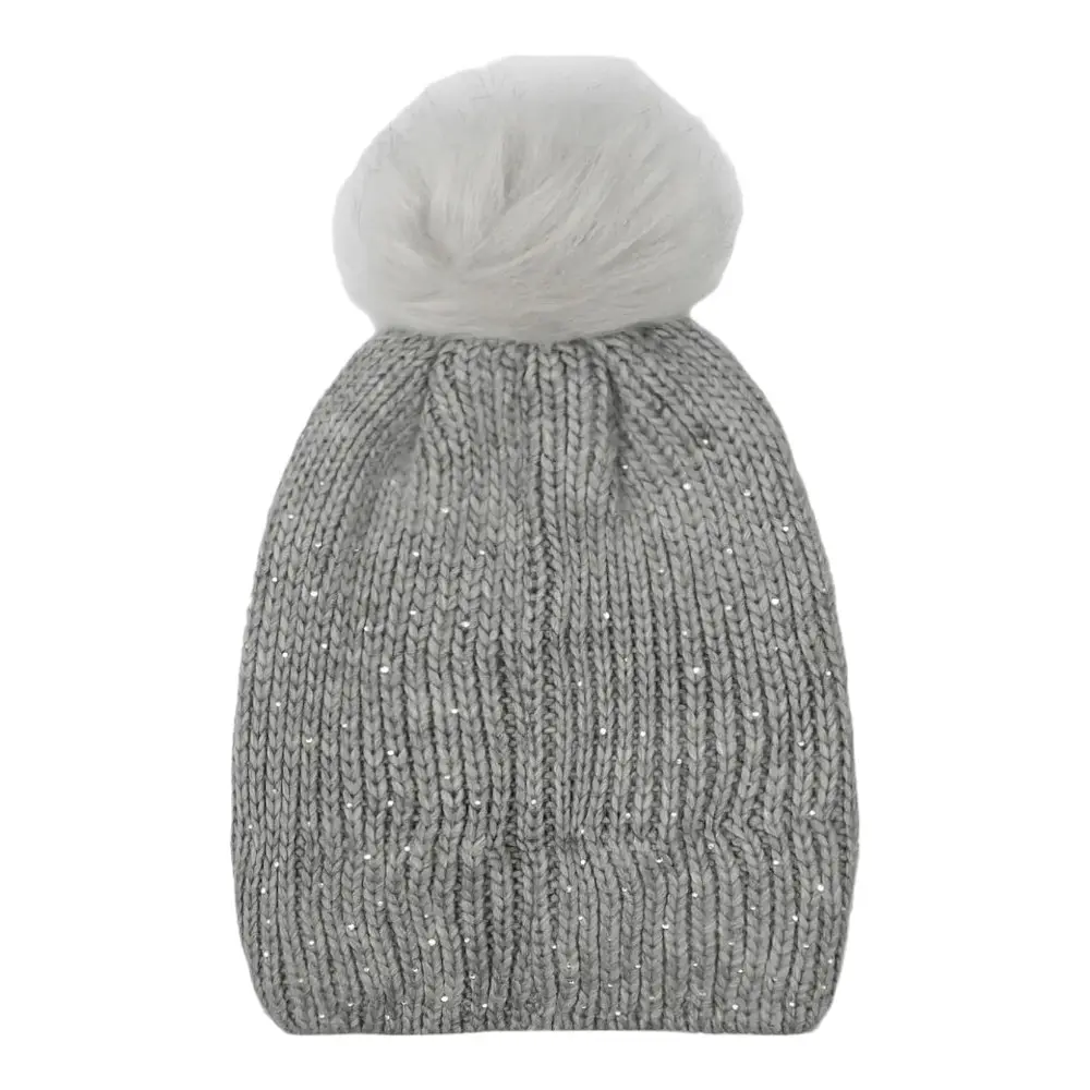Шапка CMP Woman Knitted Hat with Pompom Grey (1097-5505402-U632 UNI) - фото 3