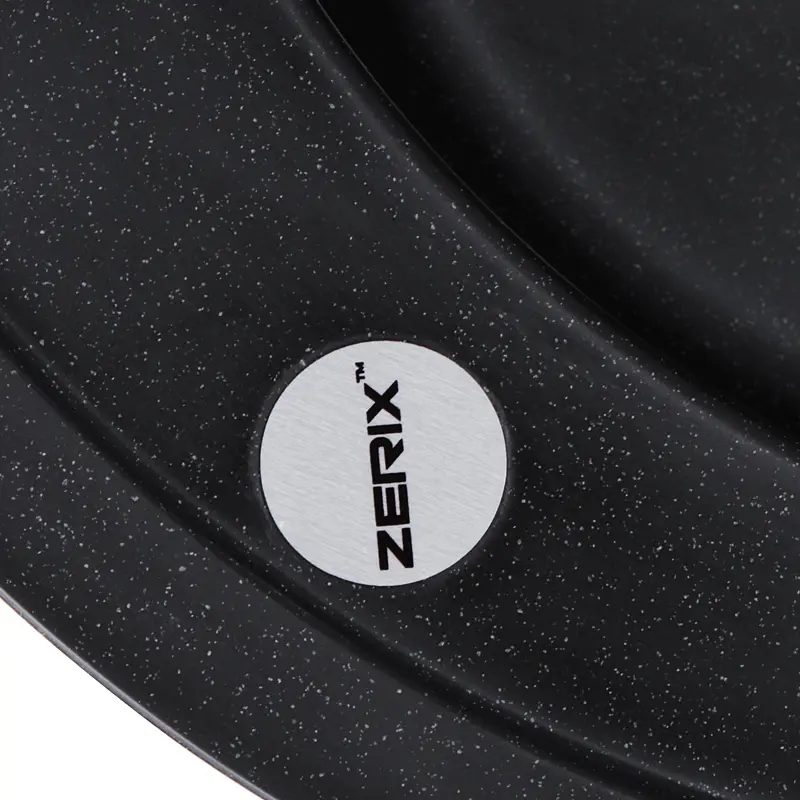 Кухонна мийка Zerix ZS-510R-03 black ZX4532, Чорний матовий - фото 2