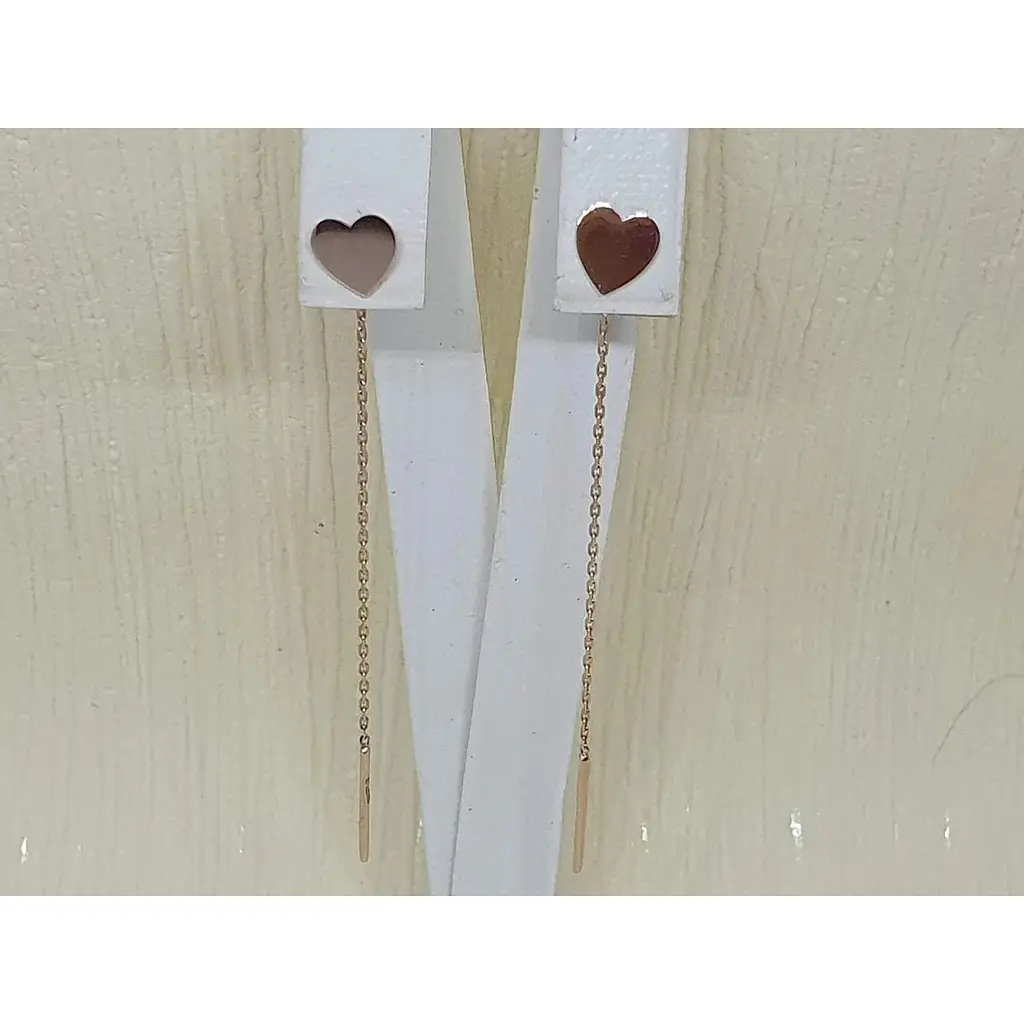 Золотые серьги-протяжки Sova jewelry house. 2006069101 - фото 2