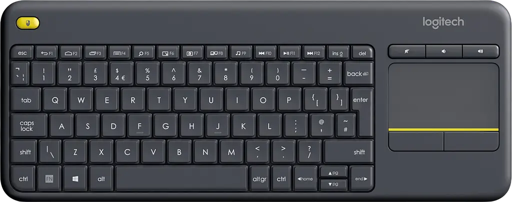 Клавіатура бездротова Logitech K400 Plus Black (920-007145)