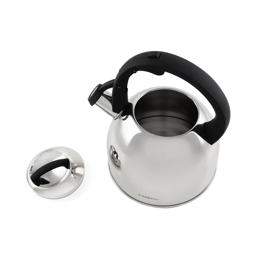Чайник Holmer зі свистком, 3 л, сріблястий (WK-1430-BSSS Memory) - фото 9