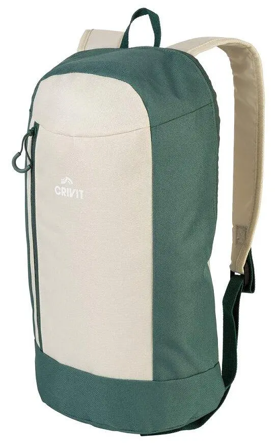 Рюкзак невеликий міський 10L Crivit Mini Зелений з бежевим