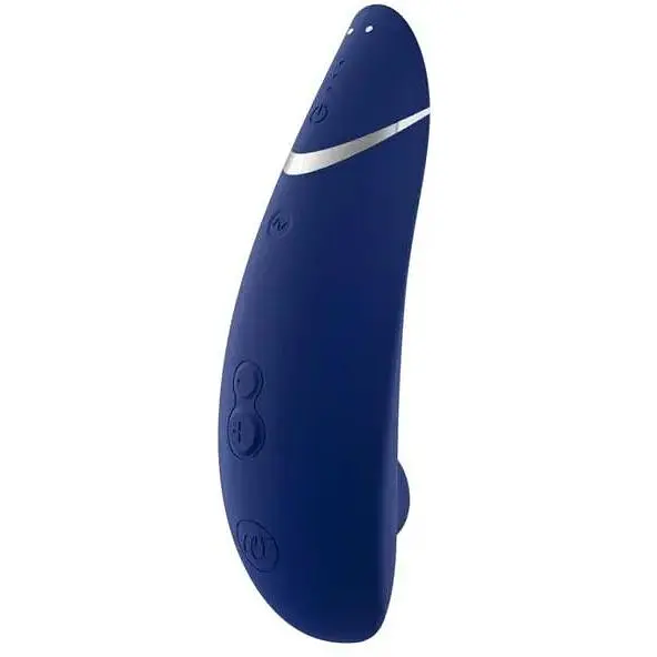 Вакуумный клиторальный стимулятор Womanizer Premium 2 Blueberry - фото 3
