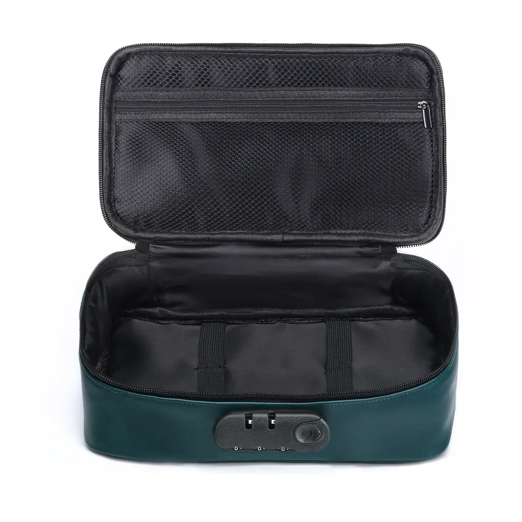 Кейс для игрушек с кодовым замком Dorcel Discreet Box Luxury Green - фото 2