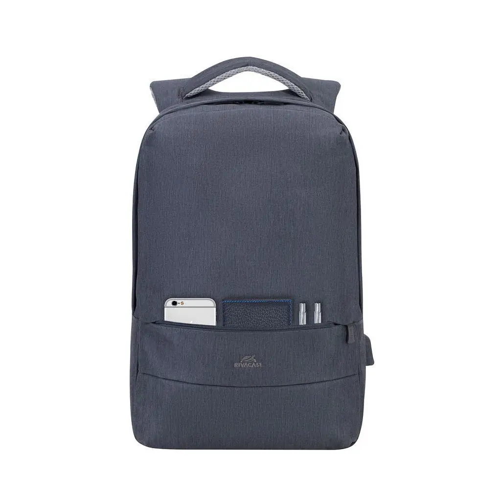 Рюкзак для ноутбука RivaCase 15.6" 7562 dark grey anti-theft (7562DarkGrey) - фото 3