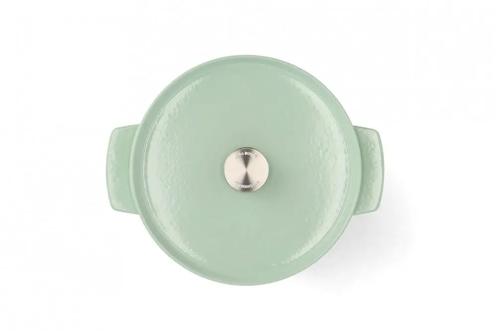 Каструля чавунна з кришкою KitchenAid 26 см 5,2 л колір фісташковий (CC007434-001) - фото 3
