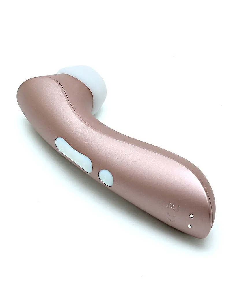 Вакуумний кліторальний стимулятор з вібрацією Satisfyer Pro 2+ золотий - фото 3
