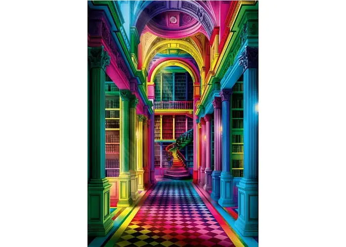 Пазл Clementoni Colorboom Collection: Бібліотека (Colorboom Collection - Athenaeum Puzzle - 1000 pcs.), 1000 ел. (37062) - фото 2