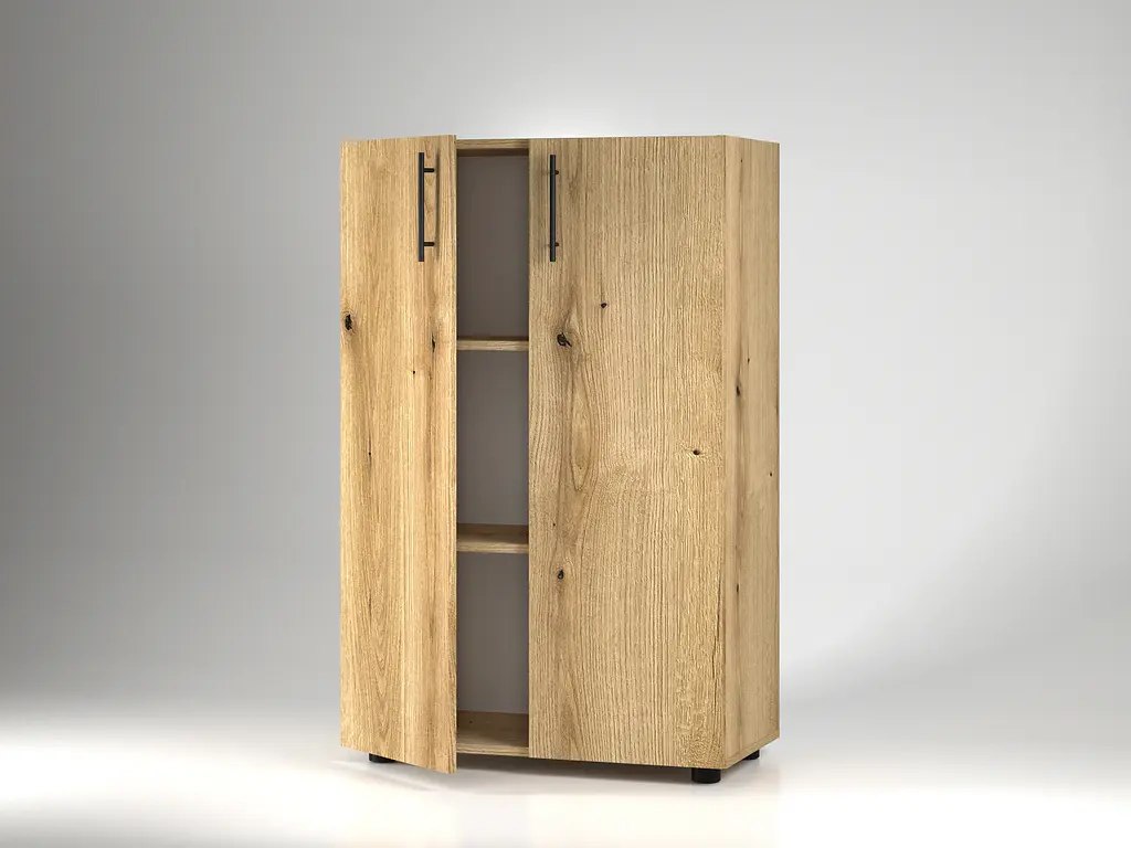 Шафа для документів середня ОП-612 Orange-Line 700х347х1103 Дуб Евок прибережний - фото 2