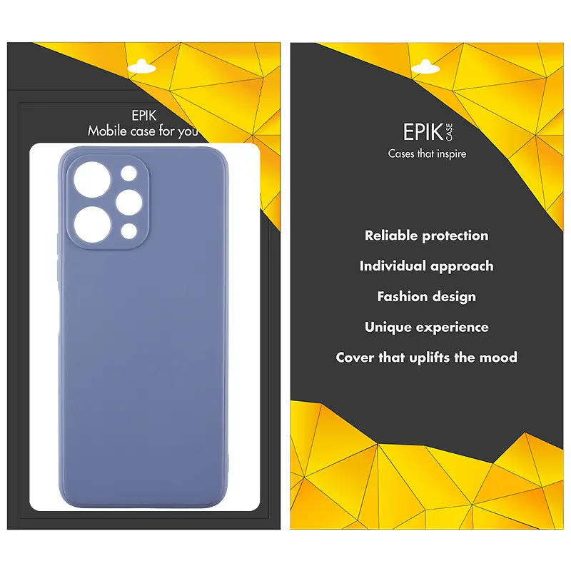 Силиконовый чехол Candy Full Camera для Xiaomi Redmi 12 Голубой / Mist blue - фото 7