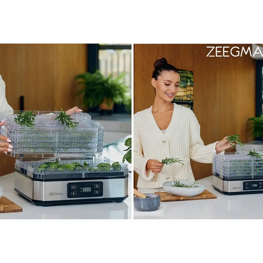 Сушарка для овочів, фруктів та грибів Zeegma Dry Chef Silver дегідратор - фото 10