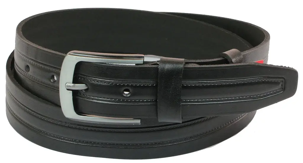 Чоловічий шкіряний ремінь Skipper 126-146х4 см acs0017467