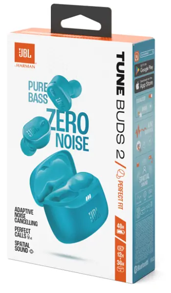 Гарнітура JBL TUNE BUDS 2 Turquoise (JBLTBUDS2TQE) - фото 10