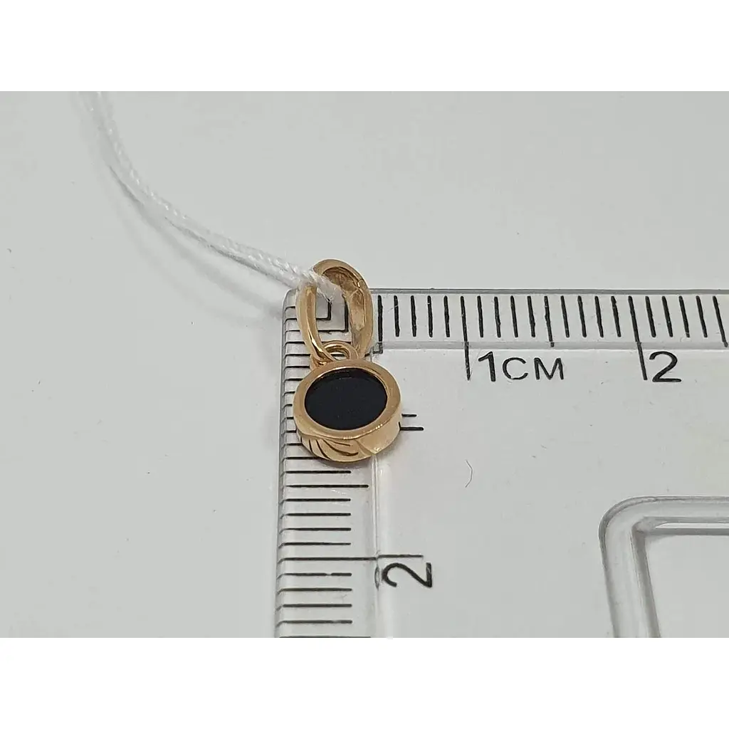 Золота підвіска Tango з оніксом. 189114ЧЕРН - фото 3