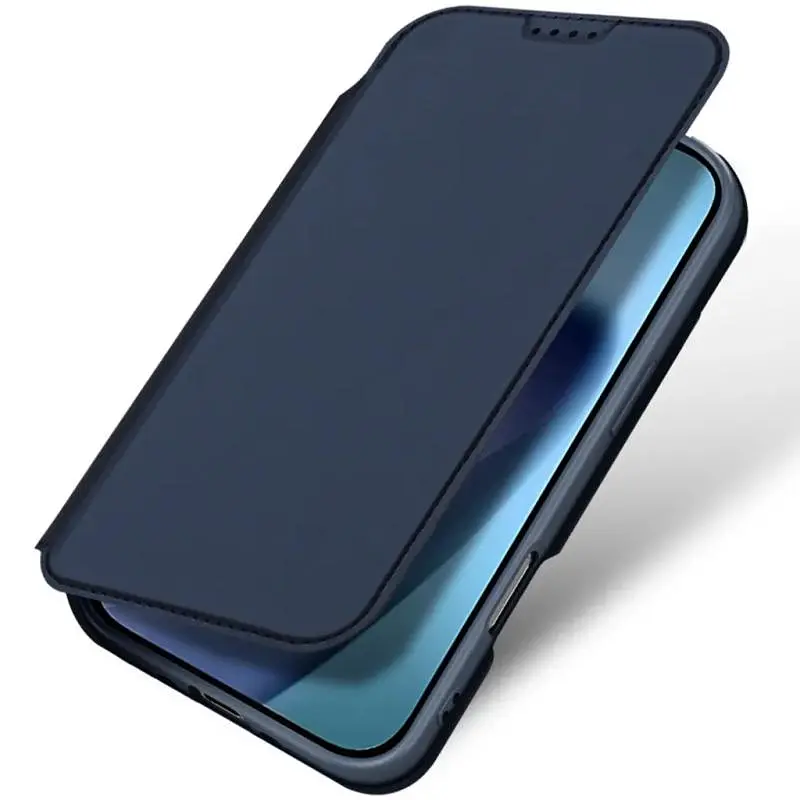 Чохол-книжка Dux Ducis з кишенею для візиток для Apple iPhone 17 Air 6.5" Синій - фото 8