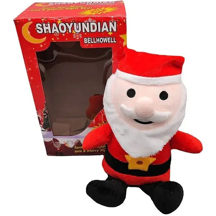 Плюшева іграшка-нічник Star Bellу Dream Lites 200 Санта Клаус з проєктором зоряного неба (GR- 276_236) - фото 3