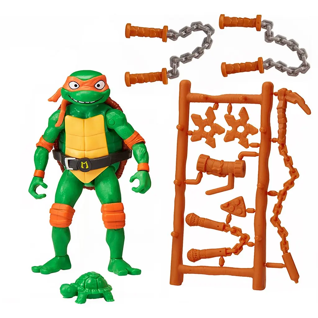 Ігрова фігурка TMNT Черепашки-ніндзя Movie III Мікеланджело, 11,5 см (83283) - фото 3
