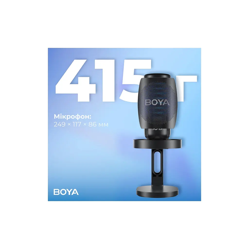 Микрофон Boya K3-02 RGB Type-C/3,5 мм Black (BOYA K3-02) - фото 10