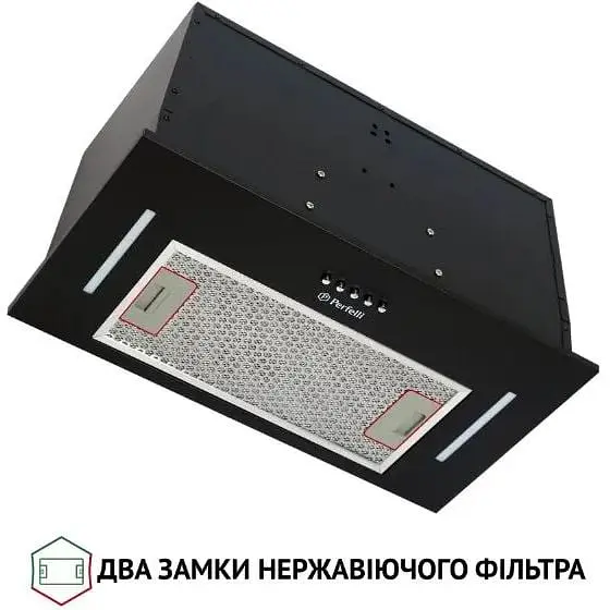 Витяжка вбудована Perfelli BI 5453 BL 850 LED Strip - фото 2