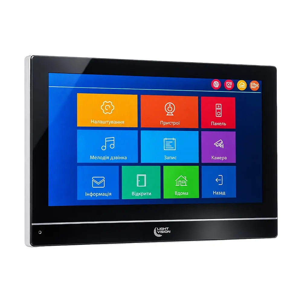 Відеодомофон 7" WiFi Tuya Light Vision MADRID FHD Black (82-00249) - фото 4