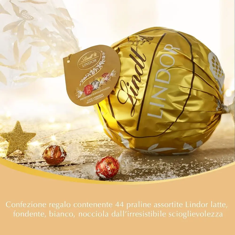 Цукерки LINDT LINDOR Latte Nicciola 550г. - фото 2