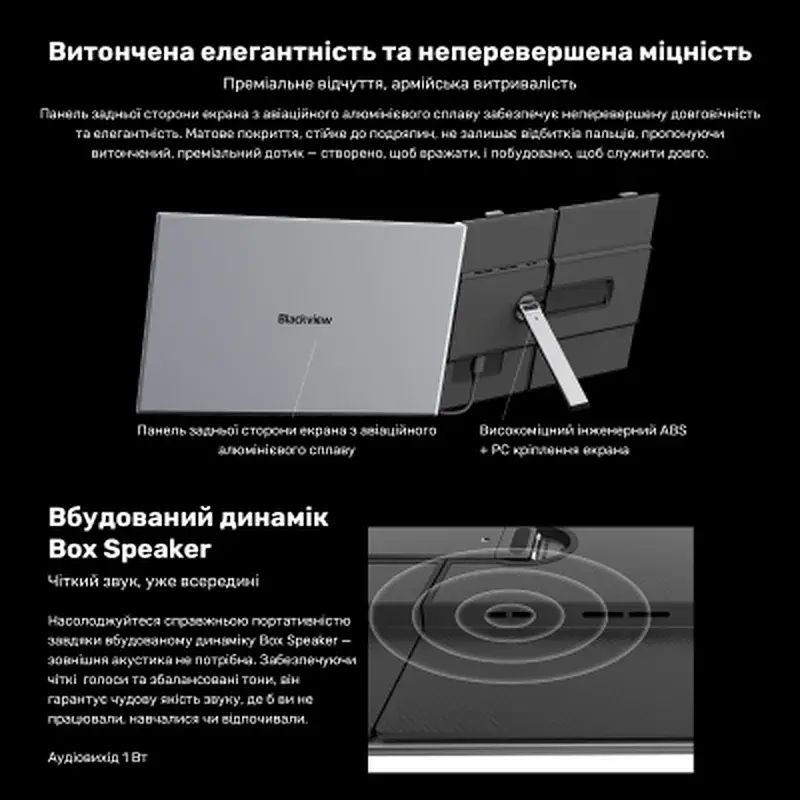Монітор Blackview Single Screen 15.3inch (BVSCM8) - фото 12
