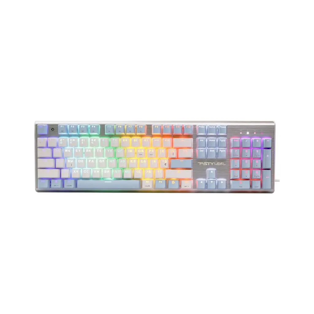 Клавіатура A4Tech FS100 RGB FS Switch USB Icy Blue (4711422004069)