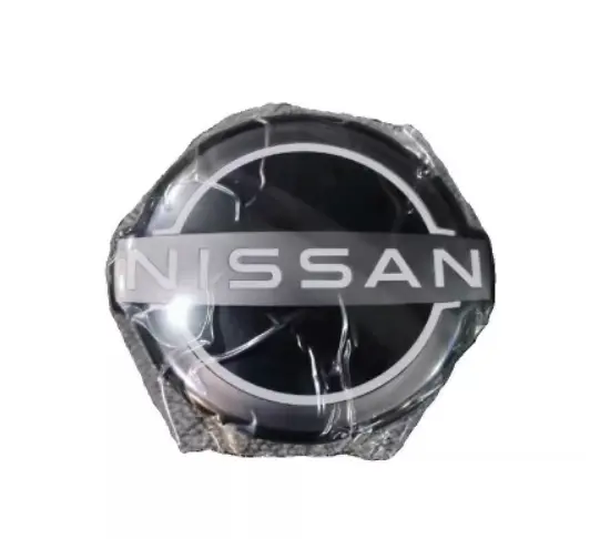 Емблема решітки Nissan Rogue, X-Trail чорна хром 160×140 мм під радар (на напрямних) OEM 62890-6RM0A - фото 3
