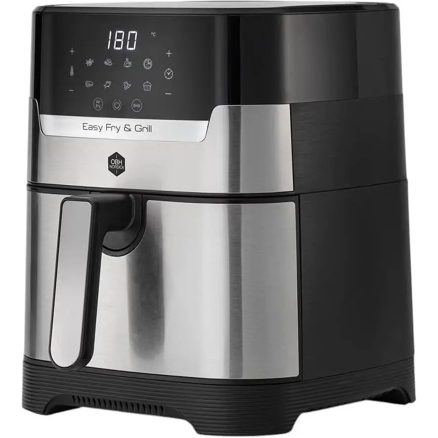 Мультипечь OBH Nordica EasyFry&Grill 1550 Вт черно-серая (AG505DS0) - фото 2