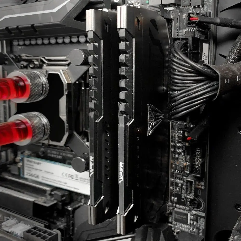 Модуль пам'яті DDR4 Patriot Viper Steel 2х32GB 3200MHz Black (PVS464G320C6K) [173343] - фото 5