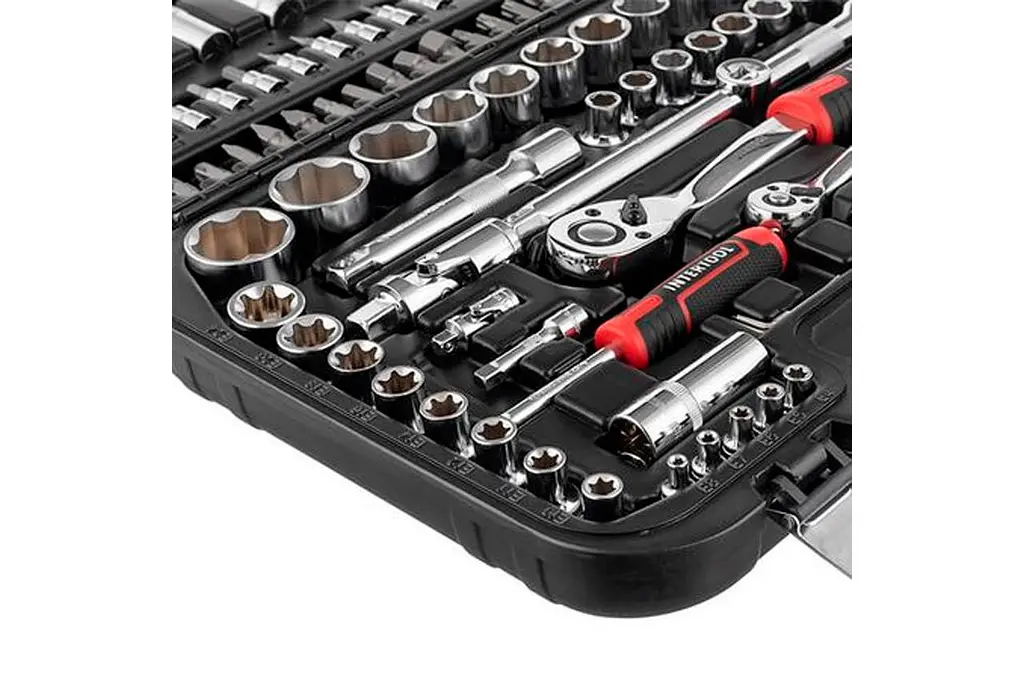 Набор ручного инструмента Intertool Storm ET-8110 1/4" x 1/2" в наборе 110 предметов - фото 4