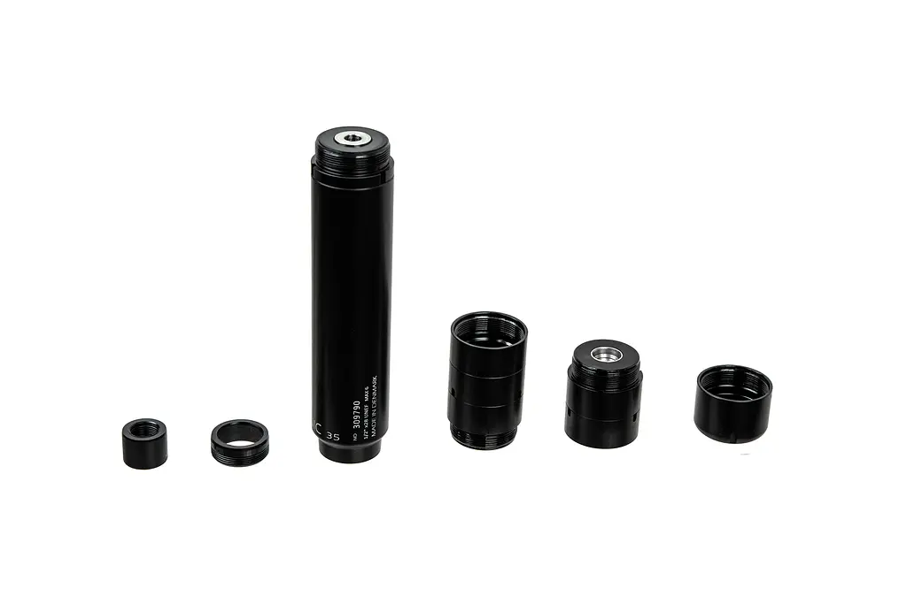 Саундмодератор Nielsen Sonic 35 (1/2 "-28) калібри - 223Rem, 243Win - фото 3