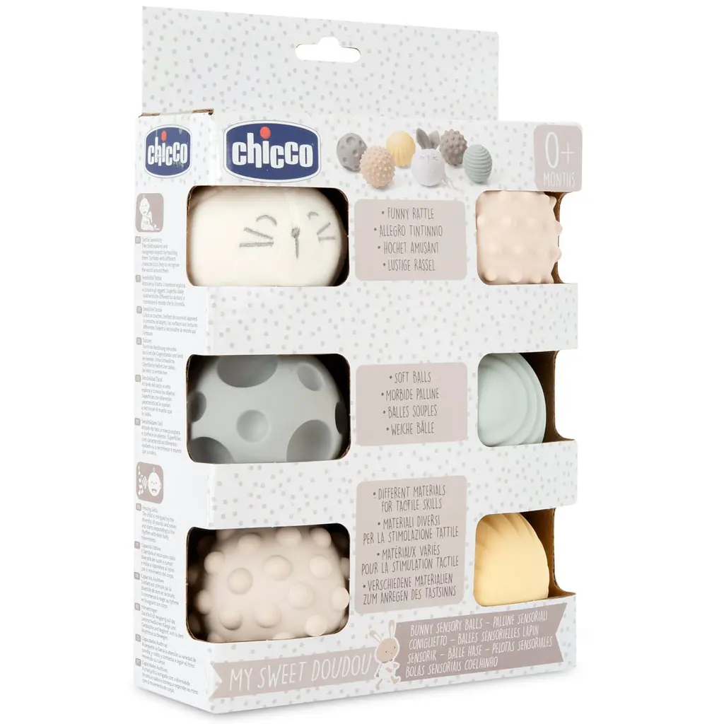 Набір сенсорних м'ячиків Chicco DouDou My Sweet 6 шт. (12541.00) - фото 5
