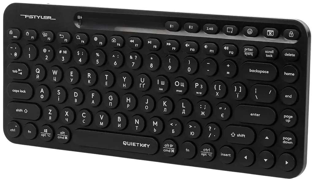 Клавіатура бездротова A4Tech FBK36C AS Black - фото 2