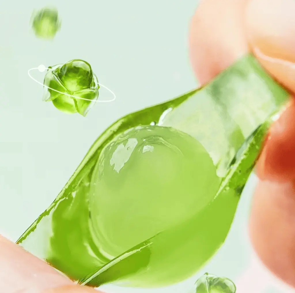 Желейні цукерки Cokoc Peeling Soft Candy Green Grape 75г - фото 4