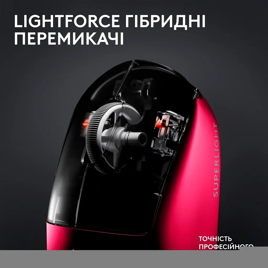 Миша Logitech G PRO X Superlight 2 Lightspeed Wireless Magenta (910-006797) [102868] - фото 7