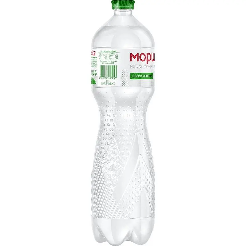 Мінеральна вода Моршинська слабогазована 1.5 л - фото 2