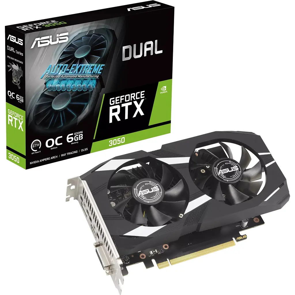 Відеокарта ASUS GeForce RTX3050 6Gb DUAL OC (DUAL-RTX3050-O6G) - фото 11