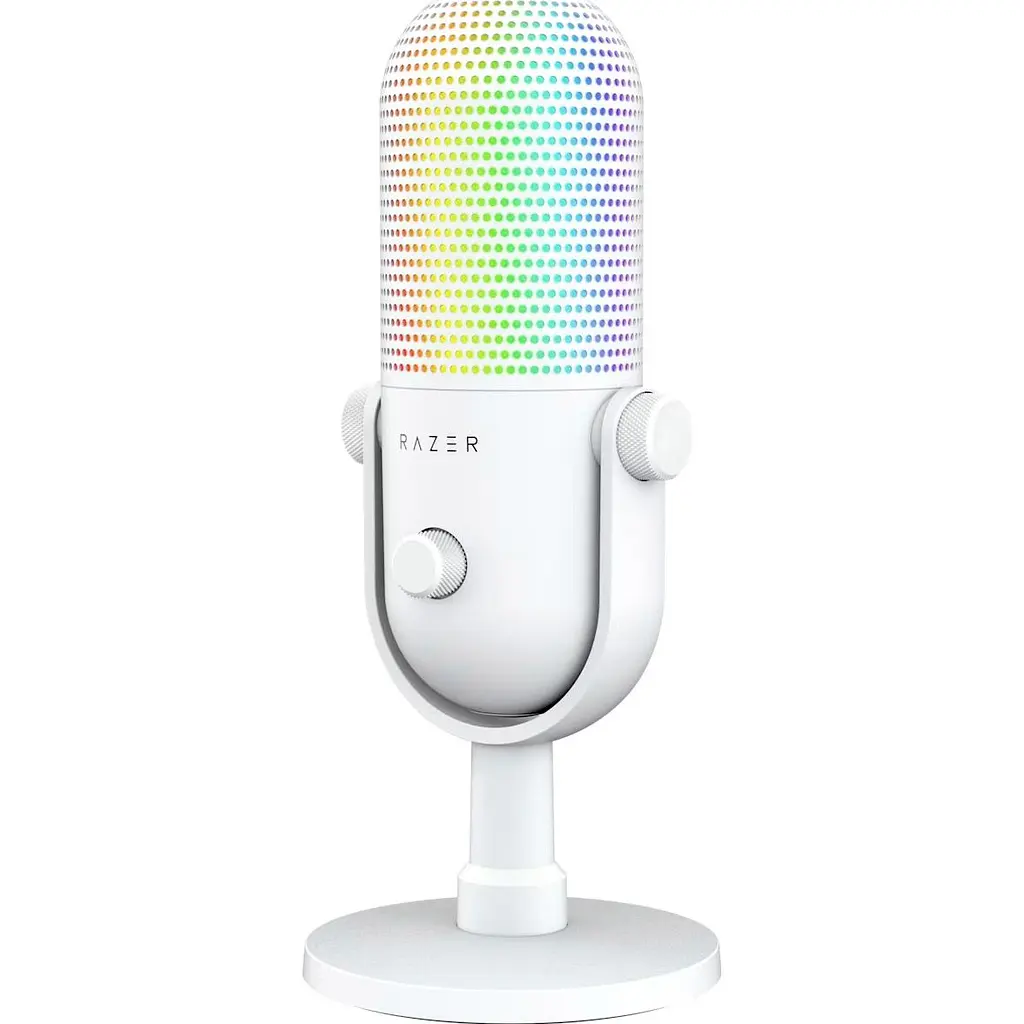 Мікрофон Razer Seiren V3 Chroma White (RZ19-05060200-R3M1) [107174] - фото 2