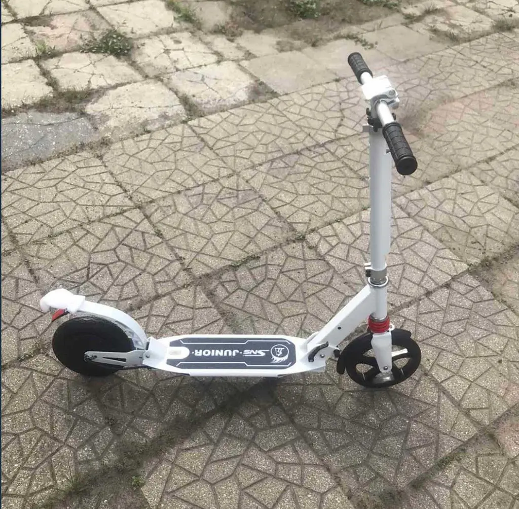 Дитячий електросамокат SNS Junior Білий - фото 8