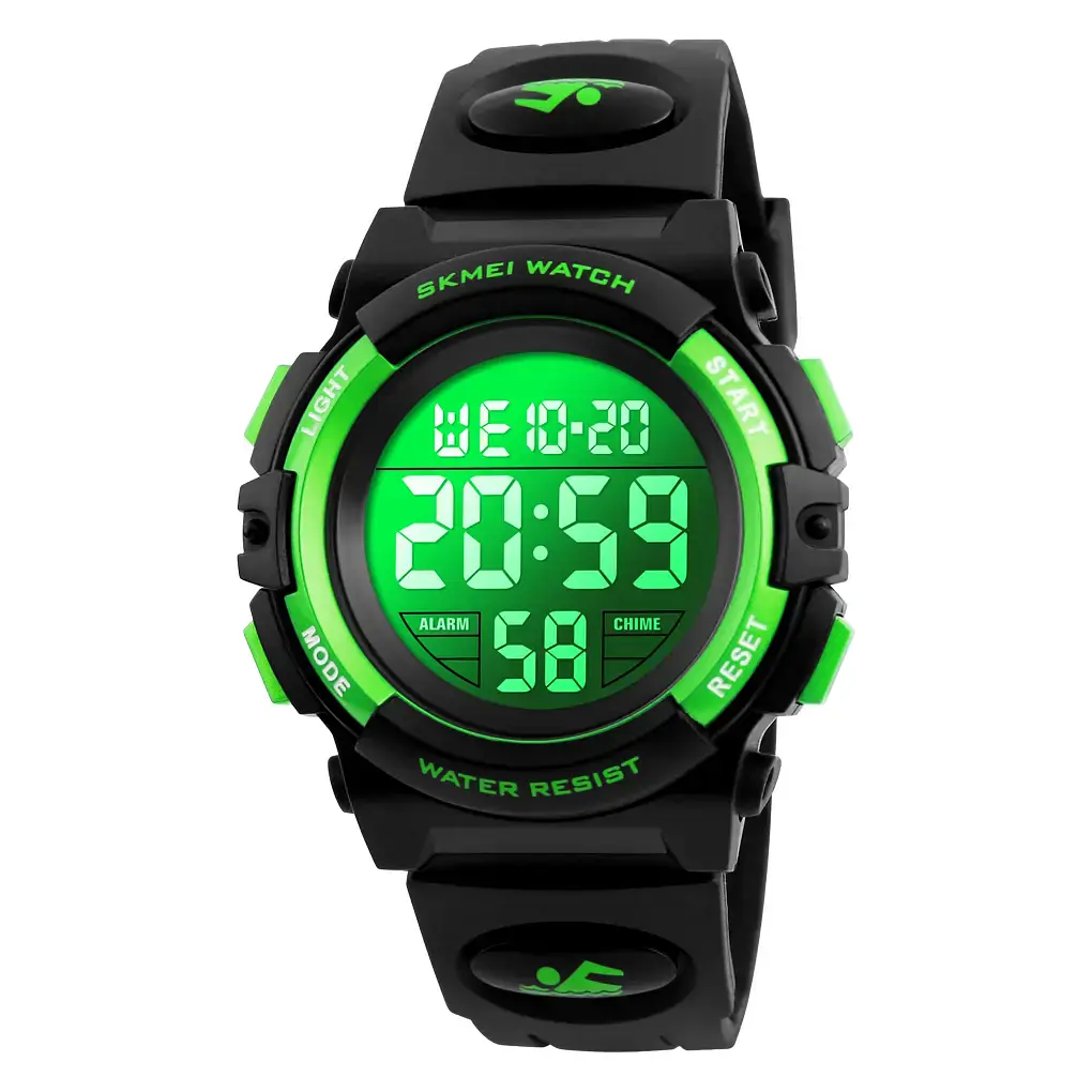 Дитячий наручний годинникSkmei 1266 Green, 1266GN (17090) - фото 2