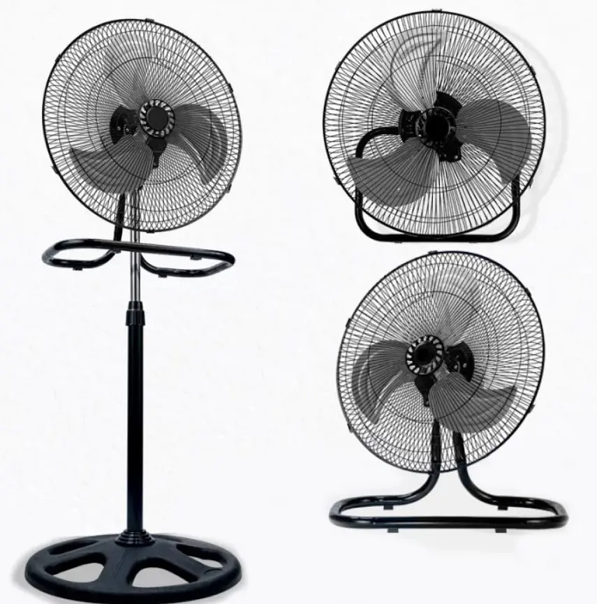 Вентилятор підлоговий No Brand Alfarid Fan 150 Вт Чорний (2104618620) - фото 7