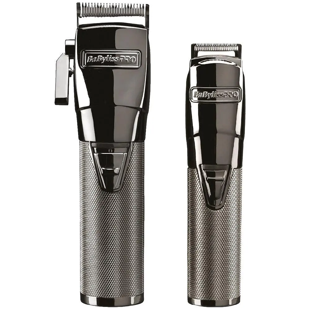 Машинка для стрижки + триммер BaByliss PRO FX8705E Gunsteel FX Grooming Set (BAB FX8705E) - фото 5