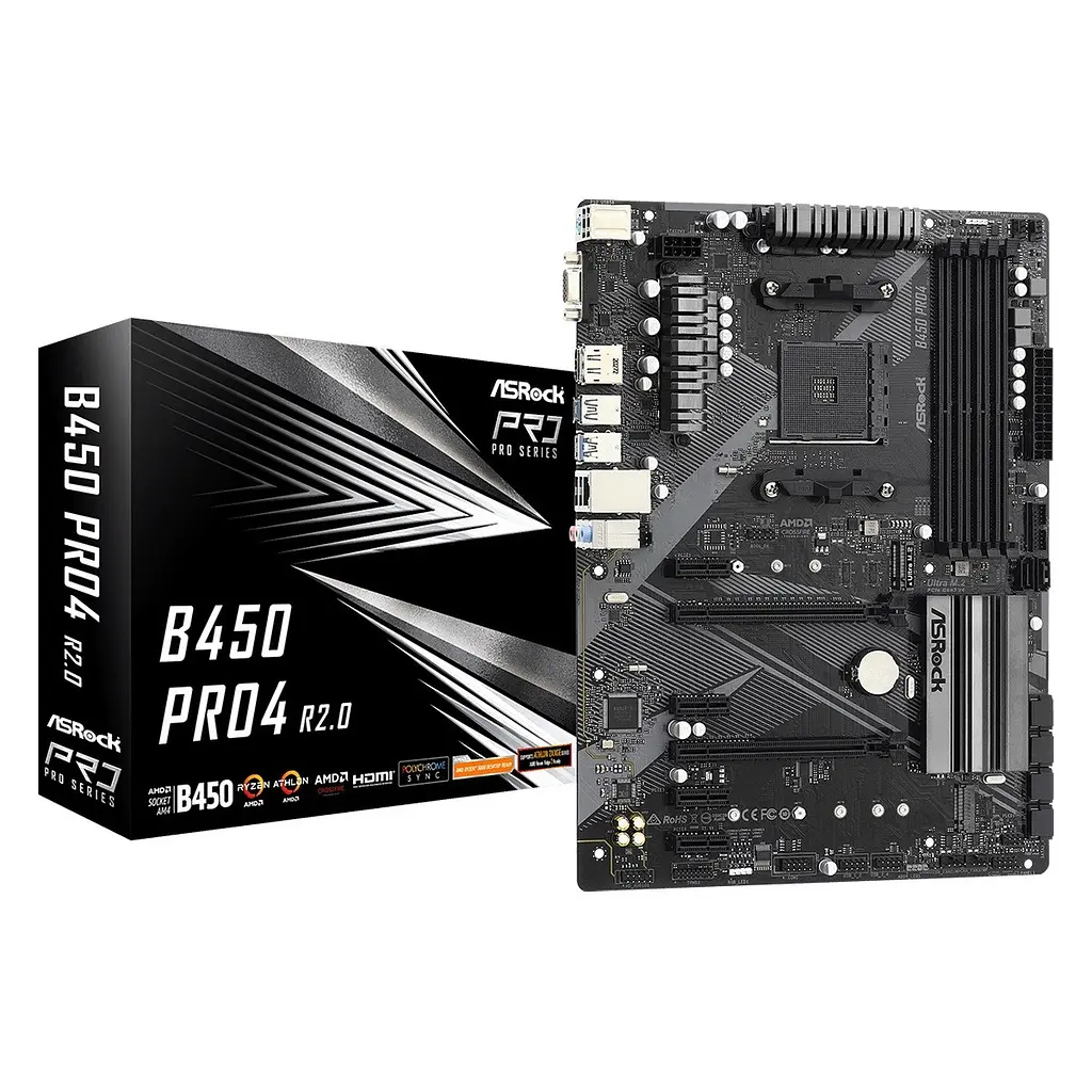 Материнская плата ASRock B450 Pro4 R2.0 Socket AM4 - фото 5