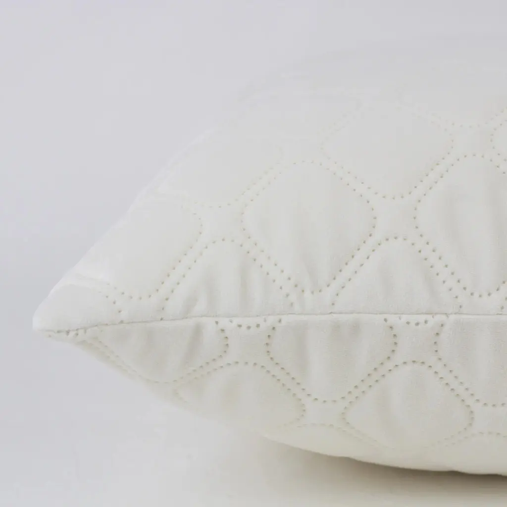 Наволочка декоративна ТЕП Velour Мозаїка 45х45 см молочний (2-05175_36295) - фото 6