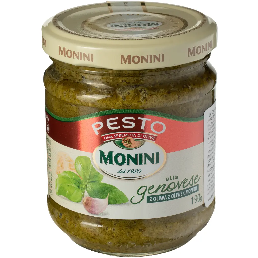 Соус Monini Pesto Alla Genovese з базиліком 190 г  - фото 2